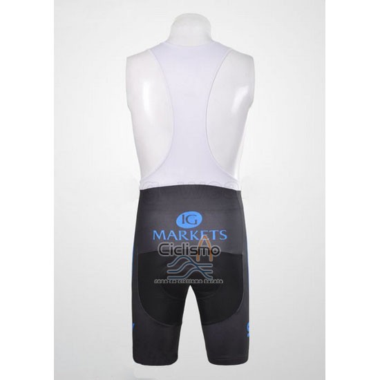 Sky Ropa Ciclismo Culotte Corto 2012 Mangas Cortas Negro y Azul